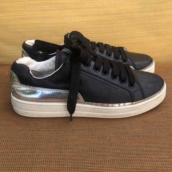 Authentic Prada Black Sneakers size 36.5 - Picture 2 of 10